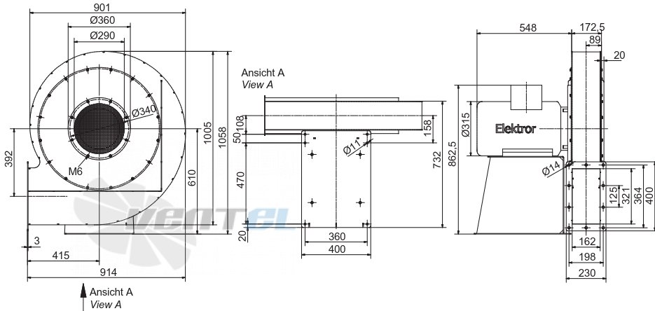 Elektror S-MP 670/47 IE3 - описание, технические характеристики, графики