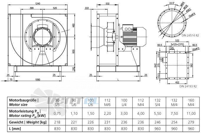 Elektror CFL 560 - описание, технические характеристики, графики