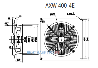 Shuft SHUFT AXW 400-4E - описание, технические характеристики, графики