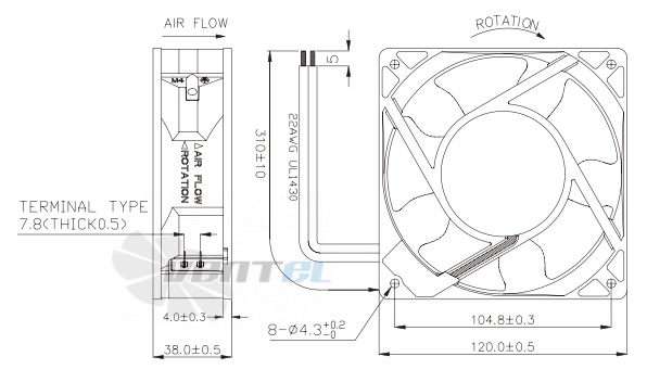 Jamicon JAMICON JA1238L2-ON - описание, технические характеристики, графики