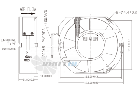 Jamicon JAMICON JA1751H1B-ON - описание, технические характеристики, графики