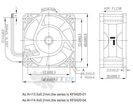 Jamicon JAMICON KF0420B5H-AJ - описание, технические характеристики, графики