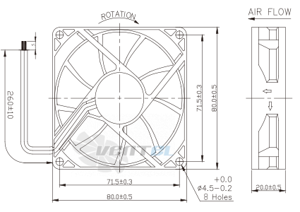 Jamicon JAMICON KF0820-1URAJ - описание, технические характеристики, графики