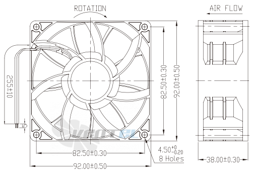 Jamicon JAMICON KF0938B1UR - описание, технические характеристики, графики