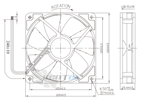 Jamicon JAMICON KF1225B1HRAD - описание, технические характеристики, графики