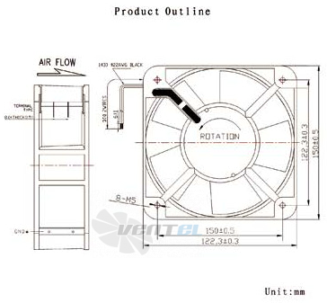 Tidar RQA15050HBT - описание, технические характеристики, графики