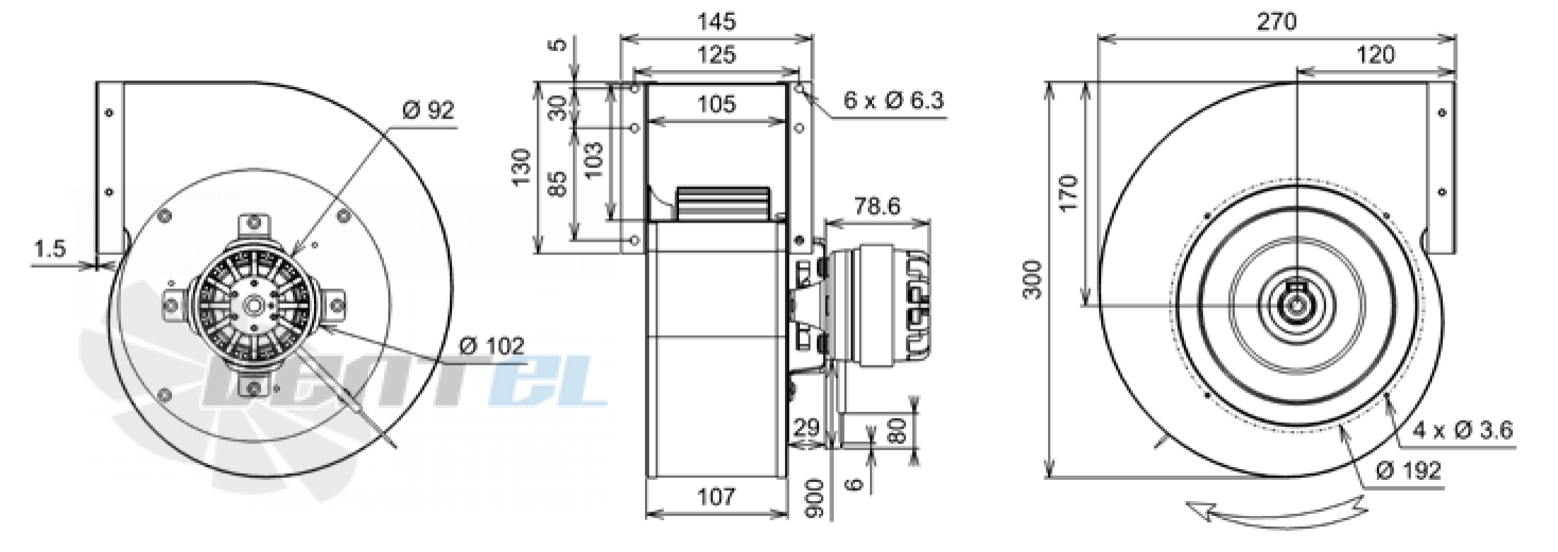 Ecofit ECOFIT R01-06 4GTA25 180*70R - описание, технические характеристики, графики