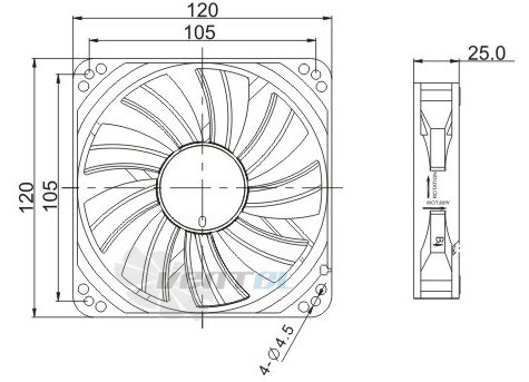 Toyon TD122524H-3 - описание, технические характеристики, графики