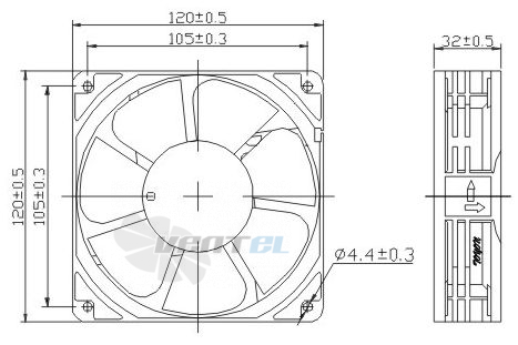 Toyon TD123212L - описание, технические характеристики, графики