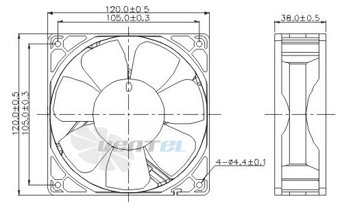 Toyon TD123812H - описание, технические характеристики, графики