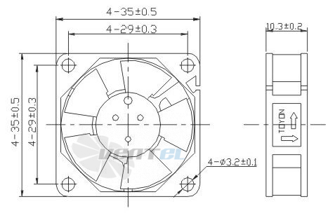 Toyon TD351005M - описание, технические характеристики, графики