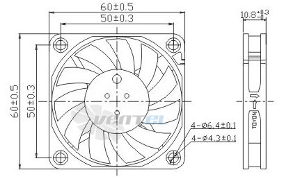 Toyon TD601012L - описание, технические характеристики, графики