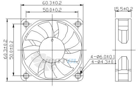 Toyon TD601512L - описание, технические характеристики, графики