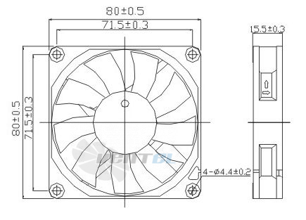 Toyon TD801512L - описание, технические характеристики, графики