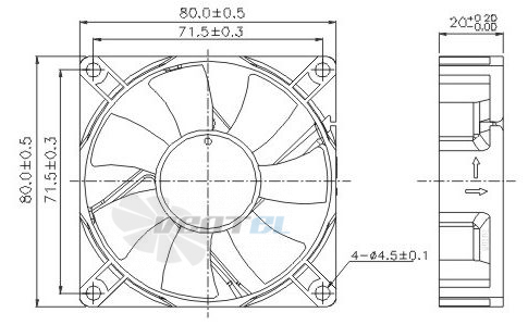 Toyon TD802012M - описание, технические характеристики, графики