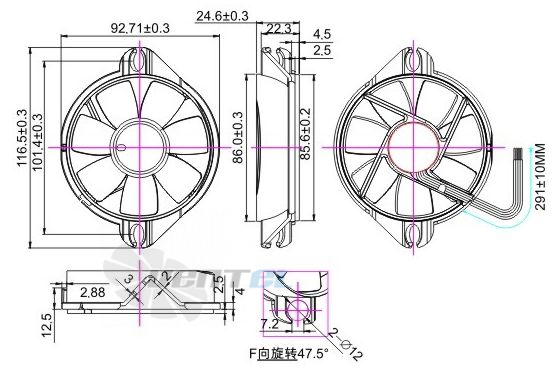 Toyon TD802512H-S4 - описание, технические характеристики, графики