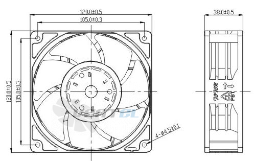 Toyon TD1203824H - описание, технические характеристики, графики