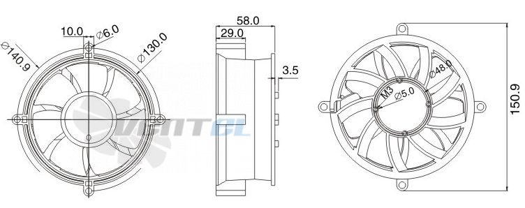 Toyon TD1305812LB-S - описание, технические характеристики, графики