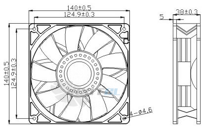 Toyon TD1403812MB - описание, технические характеристики, графики
