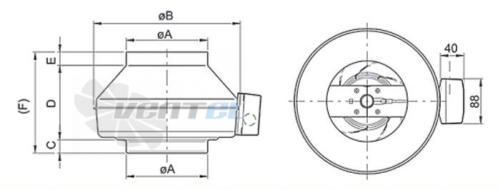 Vanvent ВКВ 160E - описание, технические характеристики, графики