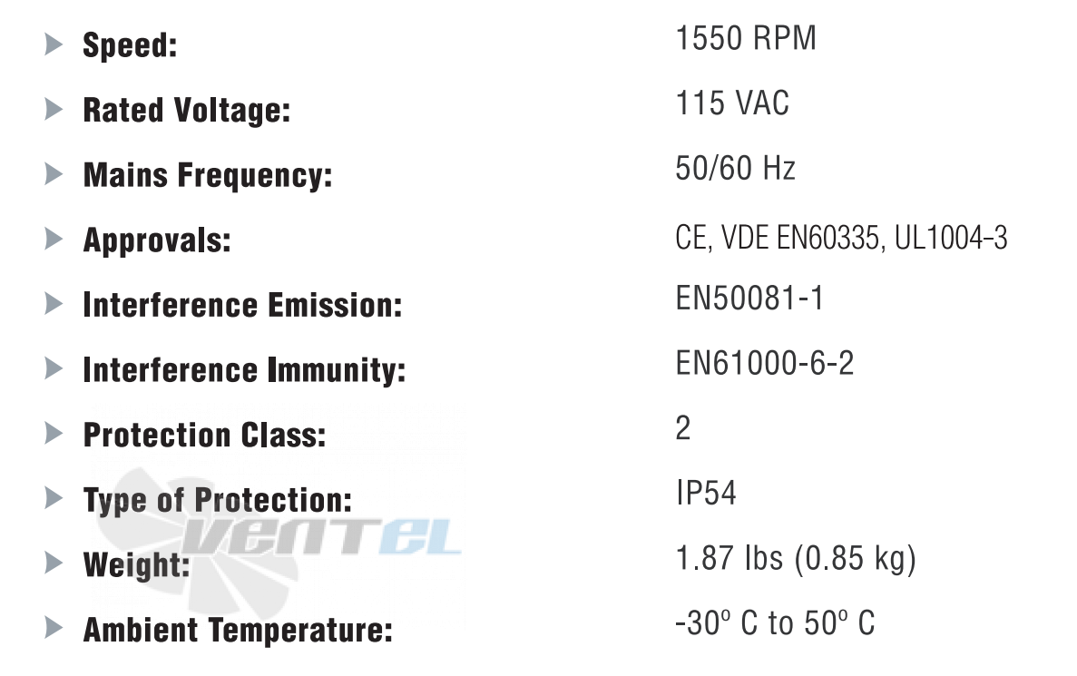 Ebmpapst M1G055-BD97-47 - описание, технические характеристики, графики