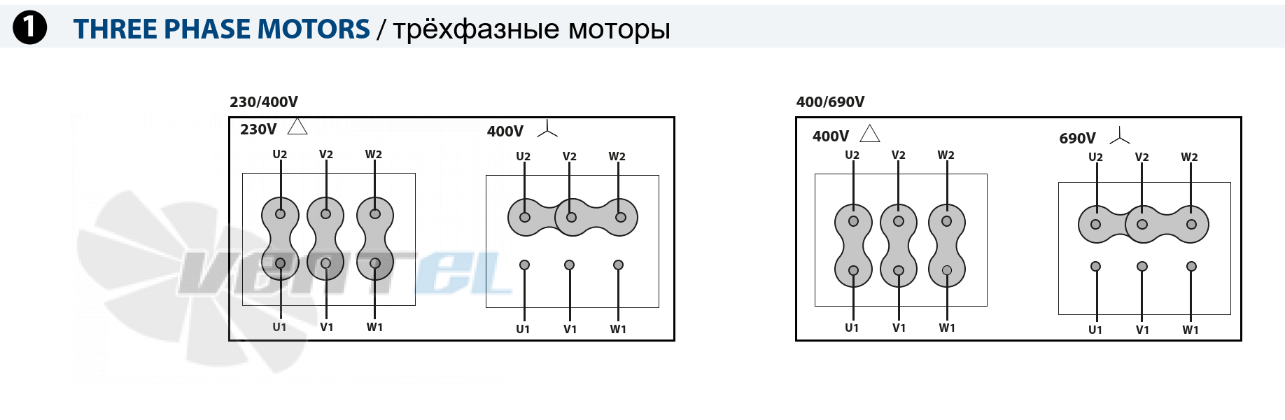 Casals CASALS HHP 45 T4 0.37 KW - описание, технические характеристики, графики