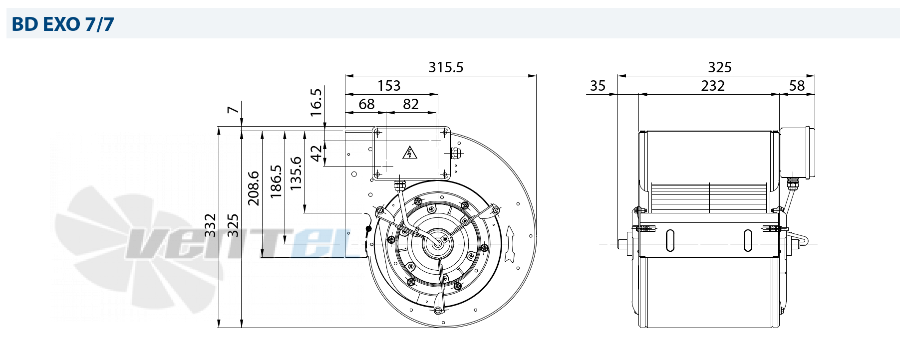 Casals CASALS BD EXO 7/7 M4 0.15 КВТ - описание, технические характеристики, графики