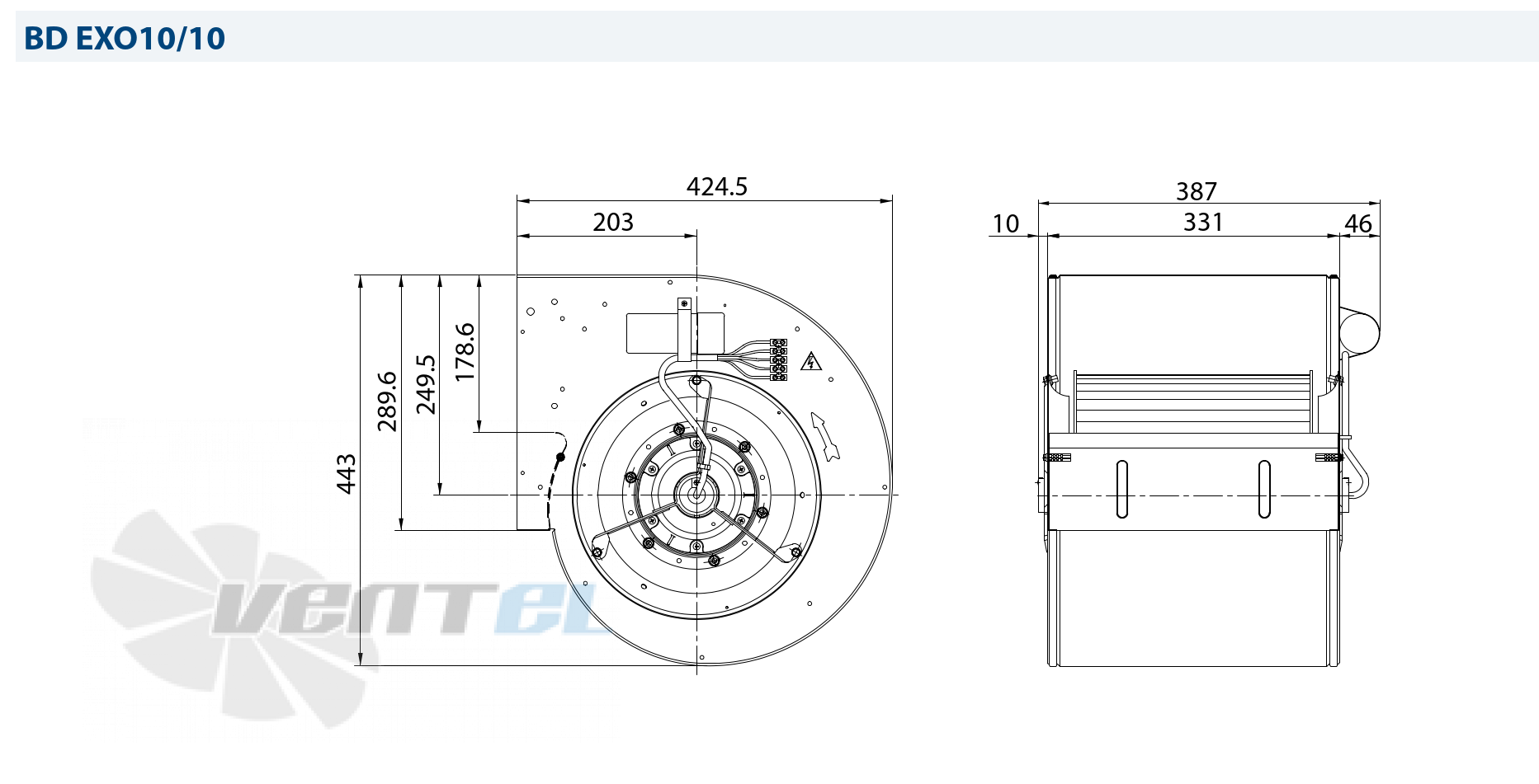 Casals CASALS BD EXO 10/10 M6 0.32 КВТ - описание, технические характеристики, графики