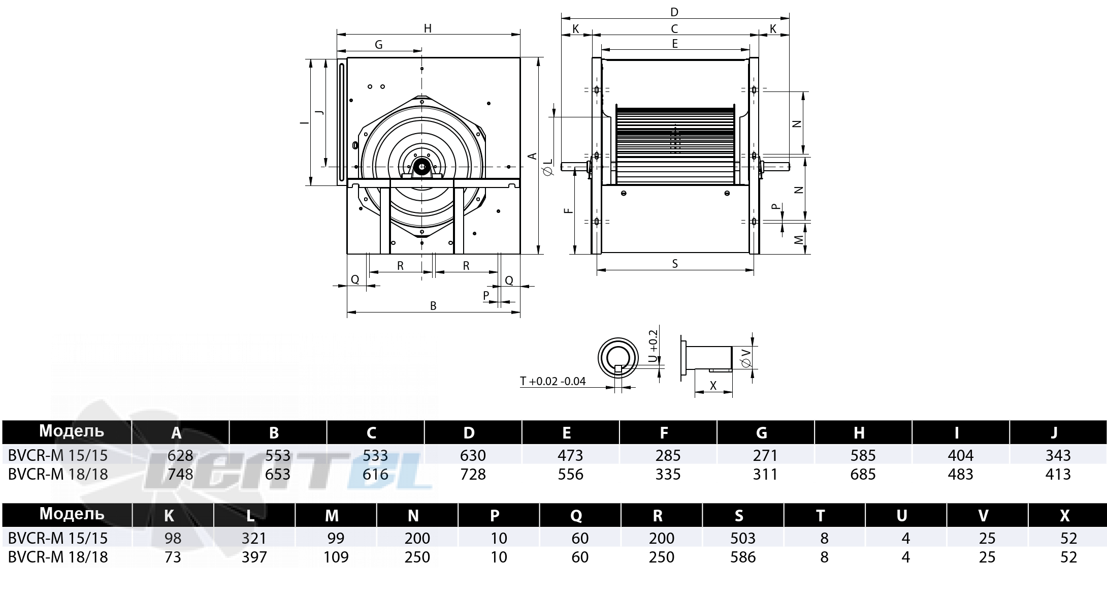 Casals CASALS BVCR-M 20/20 - описание, технические характеристики, графики