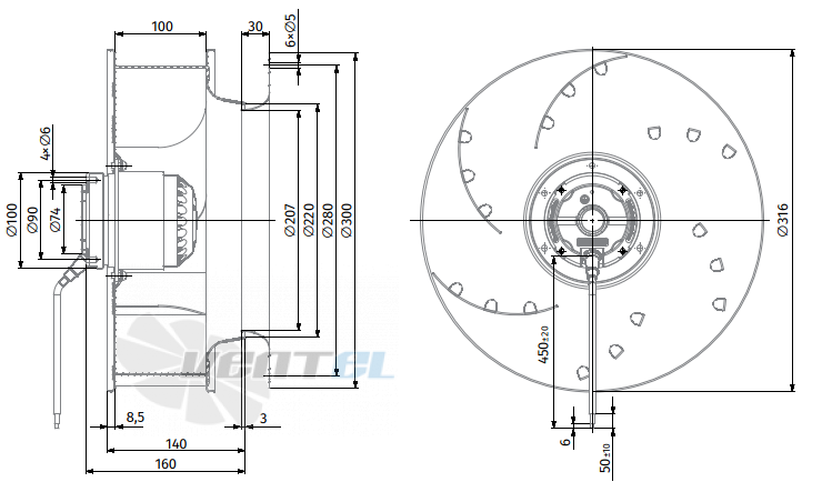 Blauberg BLAUBERG BL-B310B-4E-L01-01 - описание, технические характеристики, графики