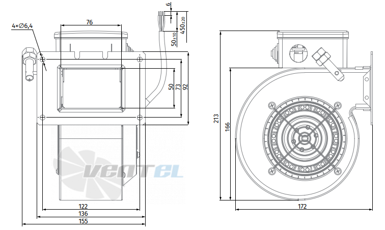 Blauberg BLAUBERG SL-F120A-2E-A01-01 - описание, технические характеристики, графики