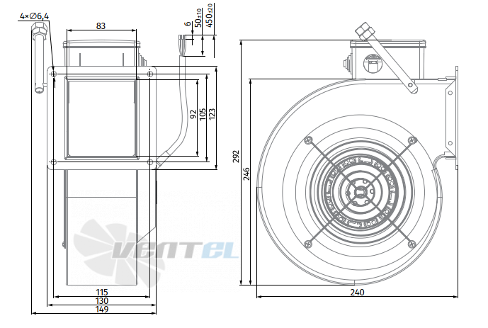 Blauberg BLAUBERG SL-F160A-2E-D01-01 - описание, технические характеристики, графики