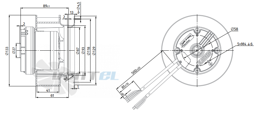 Blauberg BLAUBERG BL-B133A-EC-00 - описание, технические характеристики, графики