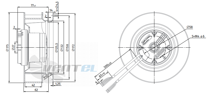 Blauberg BLAUBERG BL-B175A-EC-00 - описание, технические характеристики, графики