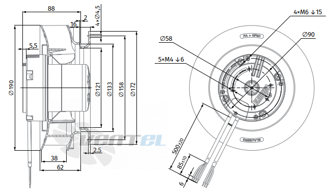 Blauberg BLAUBERG BL-B190B-EC-03 - описание, технические характеристики, графики