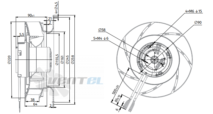 Blauberg BLAUBERG BL-B220C-EC-01 - описание, технические характеристики, графики