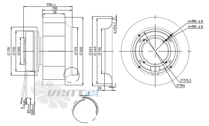 Blauberg BLAUBERG BL-B250D-EC-04 - описание, технические характеристики, графики