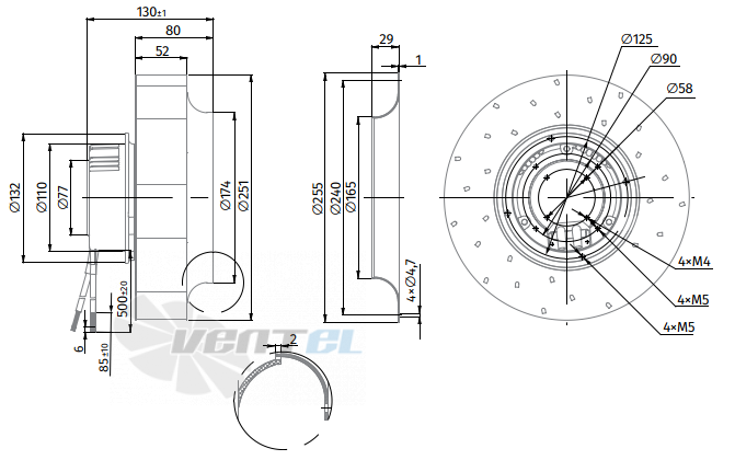 Blauberg BLAUBERG BL-B250С-EC-02 - описание, технические характеристики, графики