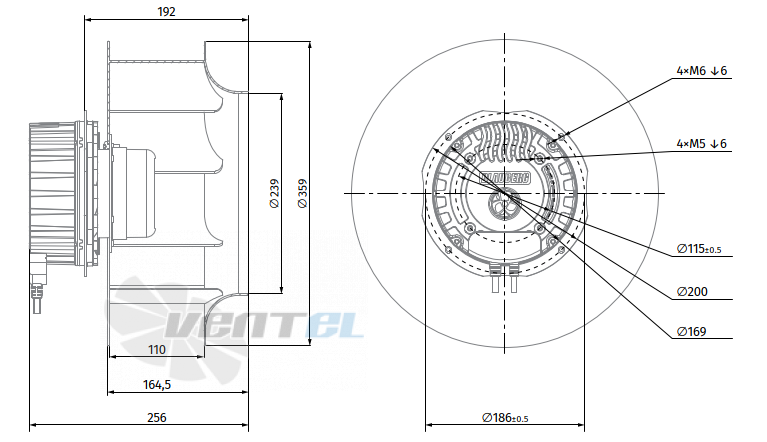 Blauberg BLAUBERG BX355-EE-C000 - описание, технические характеристики, графики