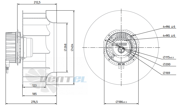 Blauberg BLAUBERG BX400-EE-C000 - описание, технические характеристики, графики