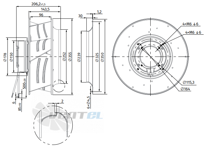 Blauberg BLAUBERG BL-B355B-EC-02 - описание, технические характеристики, графики