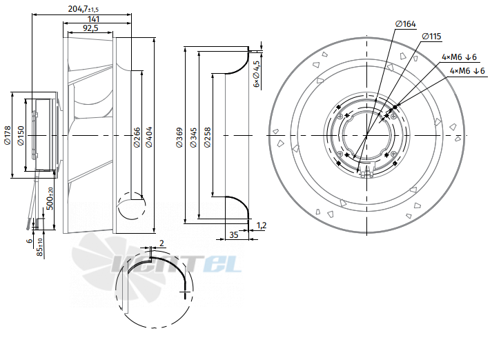 Blauberg BLAUBERG BL-B400A-EC-02 - описание, технические характеристики, графики