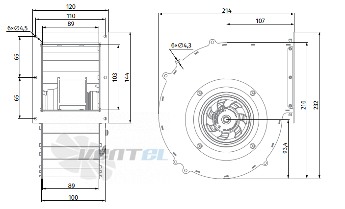 Blauberg BLAUBERG SL-B133A-EC-03 - описание, технические характеристики, графики