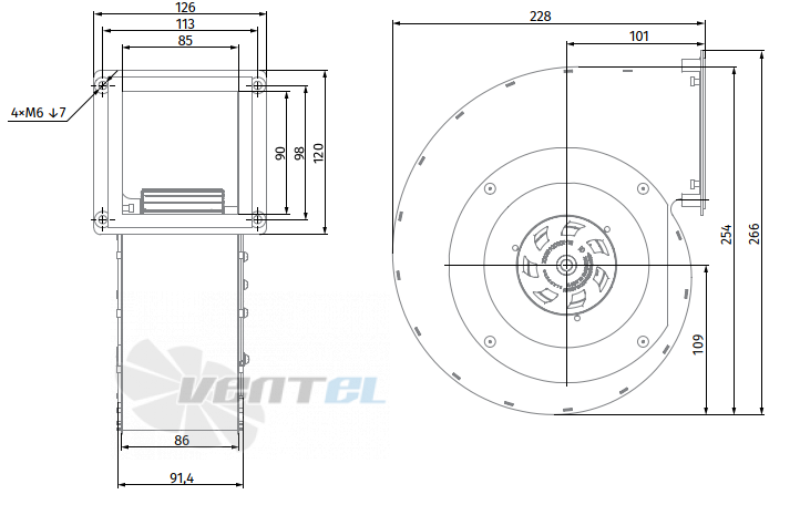 Blauberg BLAUBERG SL-F140B-EC-00 - описание, технические характеристики, графики