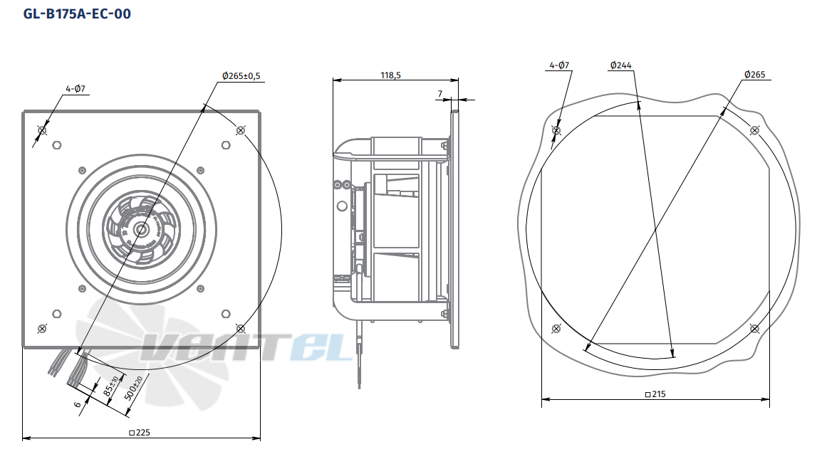 Blauberg BLAUBERG GL-B175A-EC-00 - описание, технические характеристики, графики