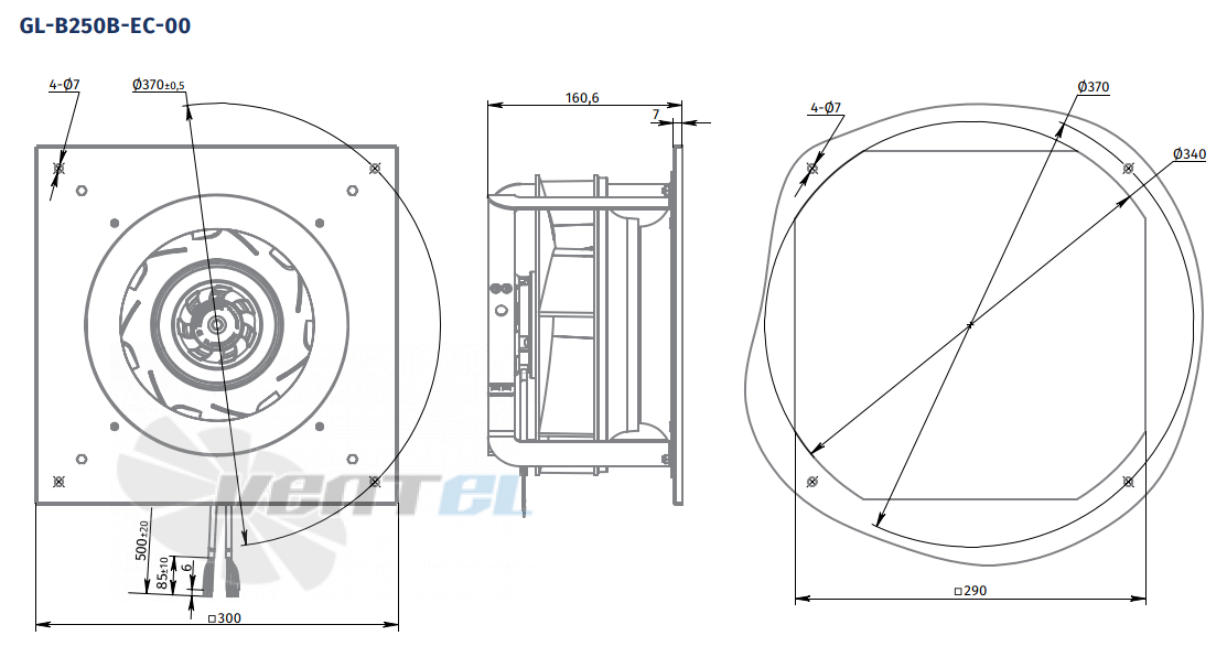 Blauberg BLAUBERG GL-B250B-EC-00 - описание, технические характеристики, графики