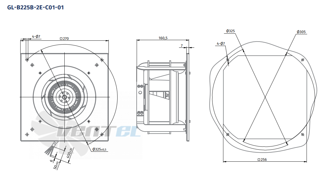 Blauberg BLAUBERG GL-B225B-2E-C01-01 - описание, технические характеристики, графики