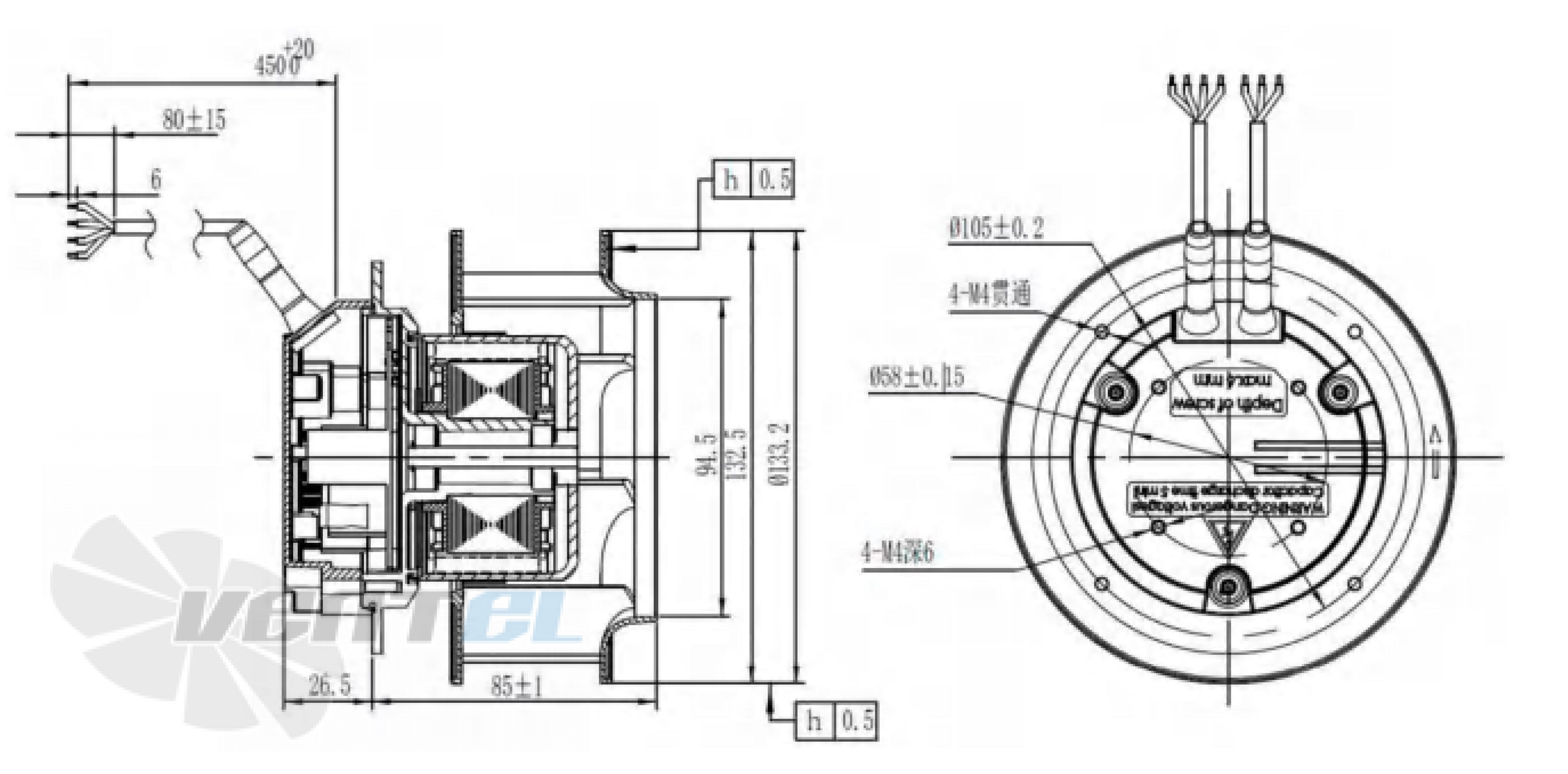 Longwell LWBE3G133-072NS-001 - описание, технические характеристики, графики