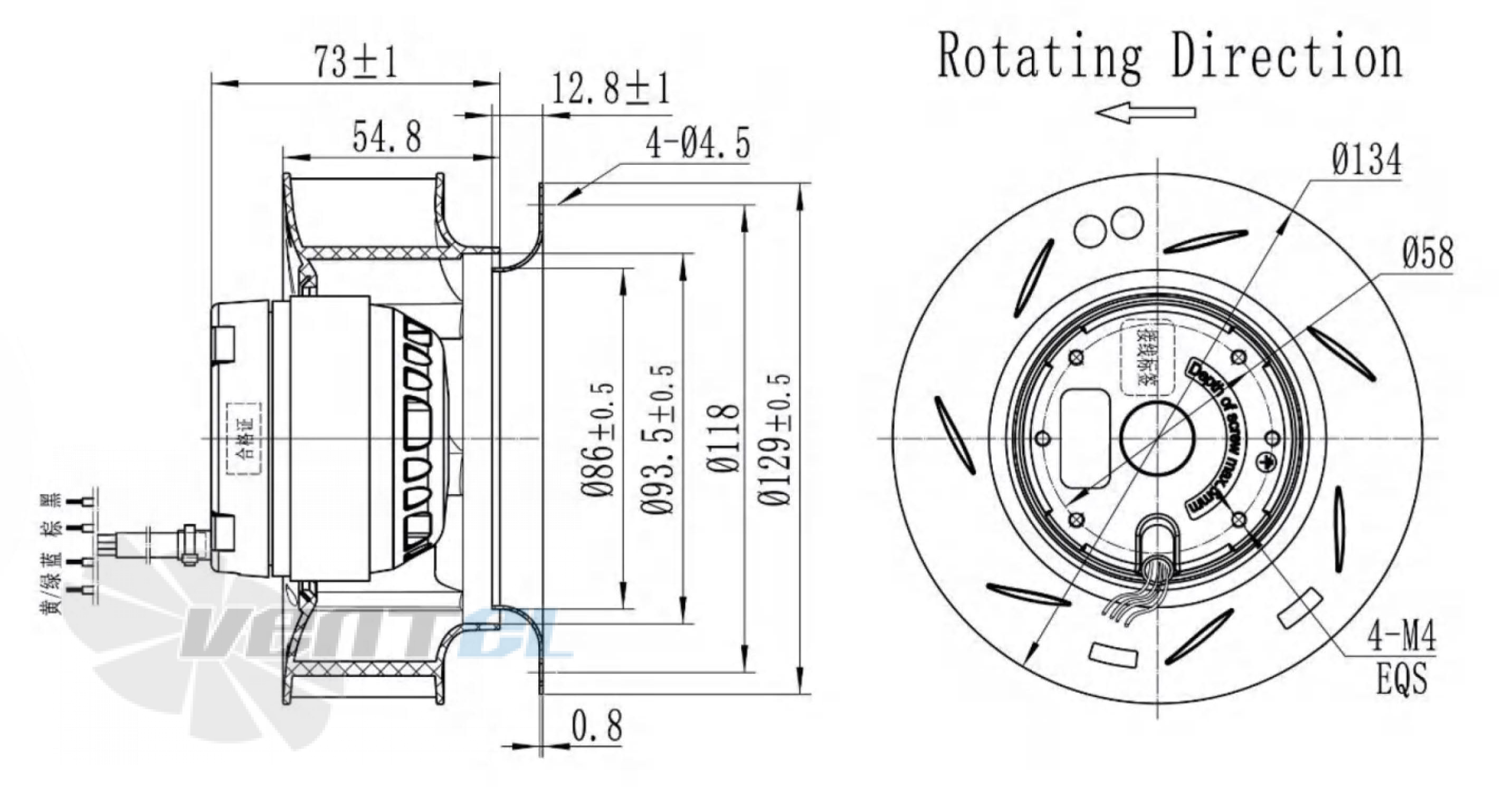 Longwell LWBA2E133-072NS-01 - описание, технические характеристики, графики