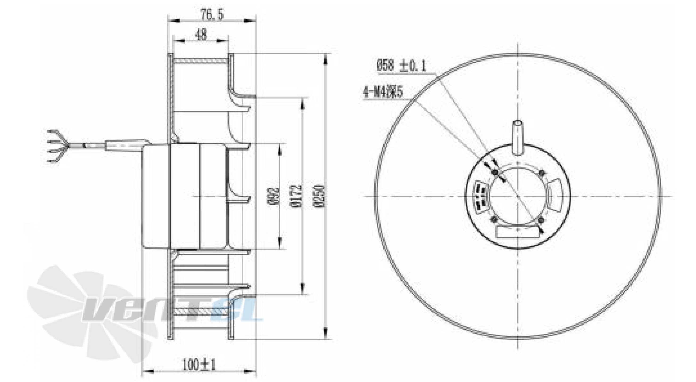 Longwell LWBD3G250-092NH-02 - описание, технические характеристики, графики